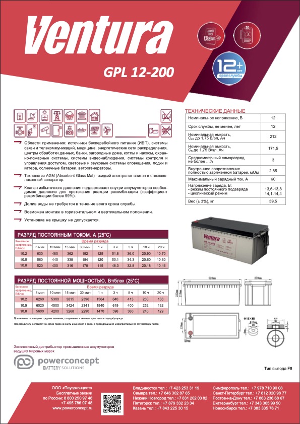 Ventura GPL 12-200